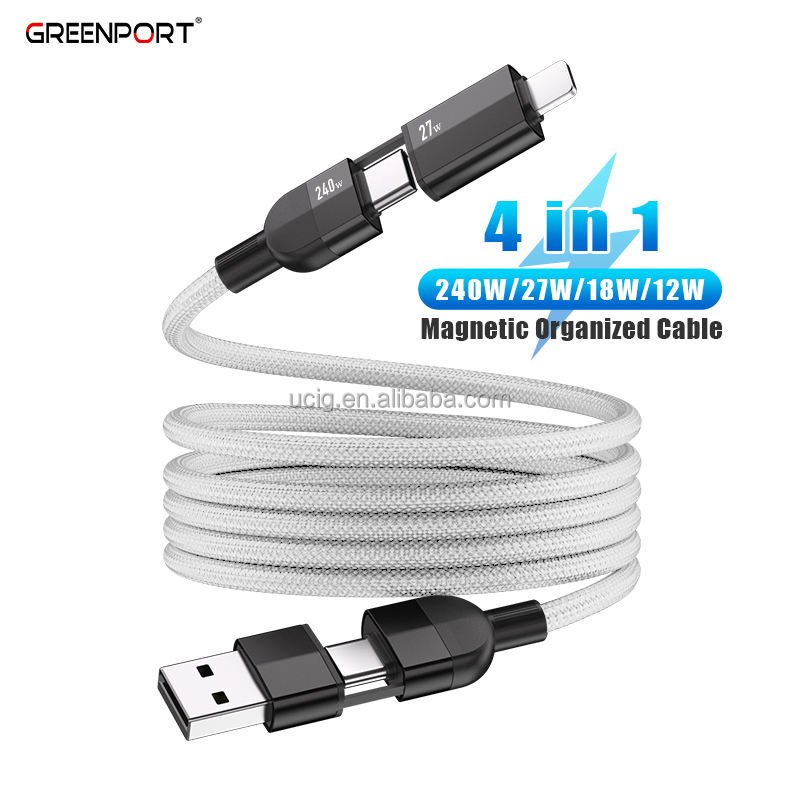 4 in 1 Magnetic Anti-tangle Cable | USB Type-C 5 - Image 3