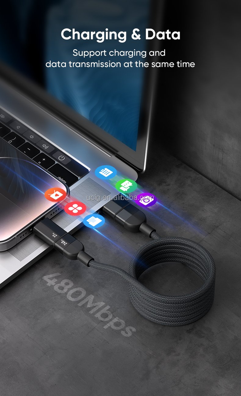 4 in 1 Magnetic Anti-tangle Cable | USB Type-C 5 - Image 7