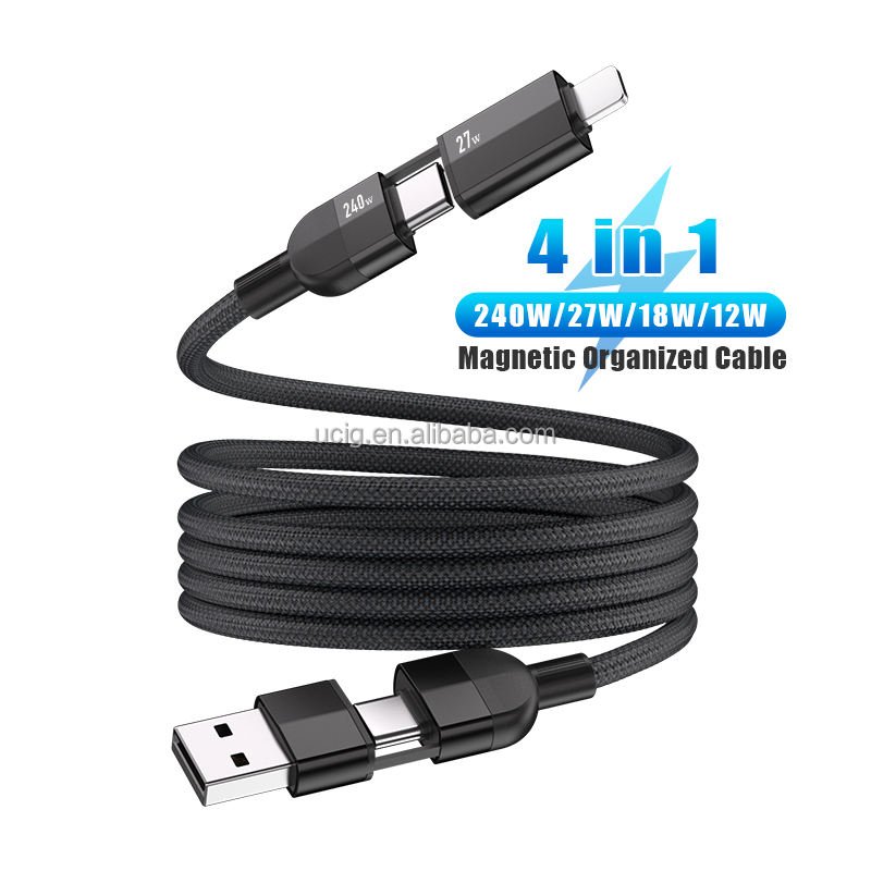 4 in 1 Magnetic Anti-tangle Cable | USB Type-C 5 - Image 6
