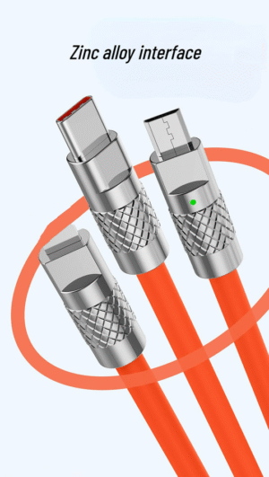 Multi Charger 3-In-1 Charging Cable for iPhone - Image 7