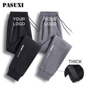 Men's Warm Plush Thickened Sweatpants - Image 9